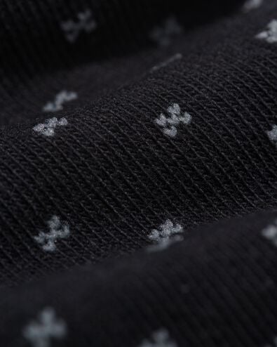 5 paires de chaussettes homme avec coton noir noir - 4130715BLACK - HEMA