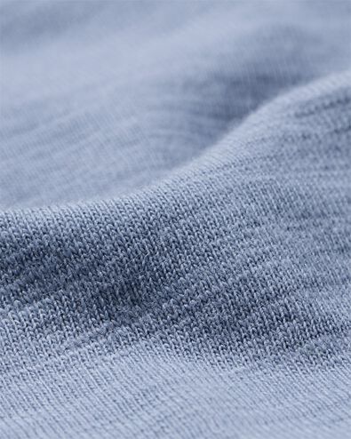 heren t-shirt slub bleu XL - 2100013 - HEMA