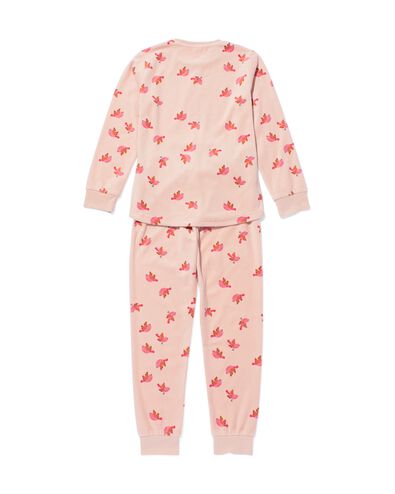 kinderpyjama velours vogel - 23070541 - HEMA