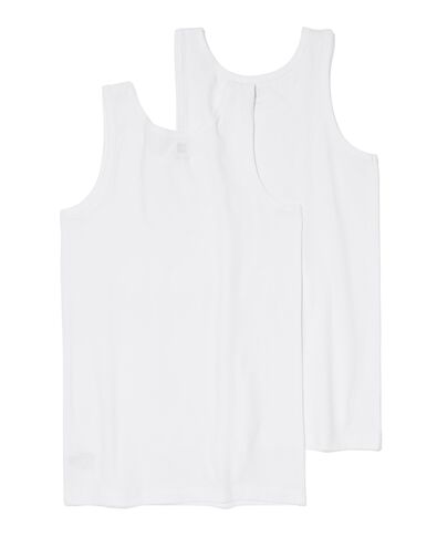 kinder hemden basic stretch katoen - 2 stuks - 19280991 - HEMA