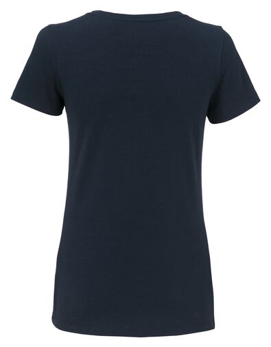 t-shirt femme bleu foncé XL - 36398160 - HEMA