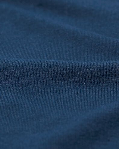 pyjama enfant flanelle/jersey à carreaux bleu foncé 158/164 - 23050483 - HEMA