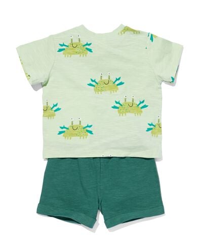 baby kledingset  groen 86 - 33102755 - HEMA