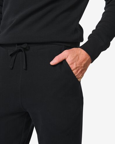 pantalon sweat homme noir M - 2110541 - HEMA