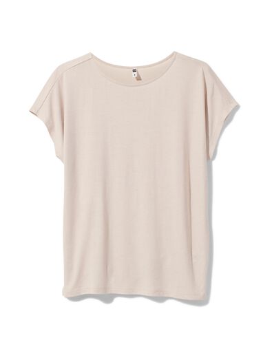 Damen-T-Shirt Amelie, mit Bambus weiß L - 36335893 - HEMA