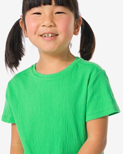 Kinder-T-Shirt, mit Ring grün 122/128 - 30841170 - HEMA