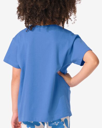 Kinder-T-Shirt blau 158/164 - 30874650 - HEMA