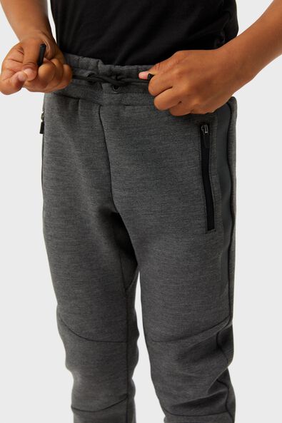 pantalon sweat enfant gris foncé 122/128 - 30745261 - HEMA