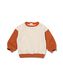 baby sweater met kleurblokken bruin - 33179540BROWN - HEMA