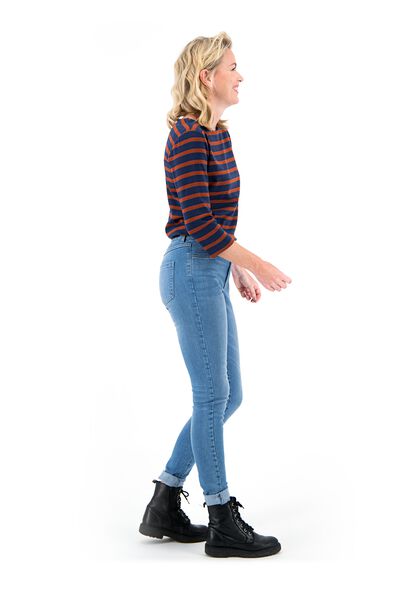 dames jeans - skinny fit lichtblauw 36 - 36307527 - HEMA