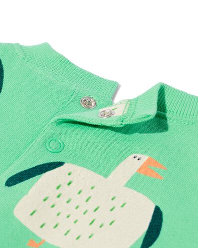 baby sweater vogels vert clair 80 - 33112574 - HEMA