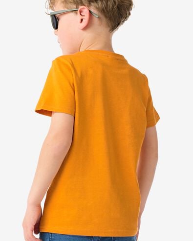 t-shirt enfant palmier marron marron - 30785105BROWN - HEMA
