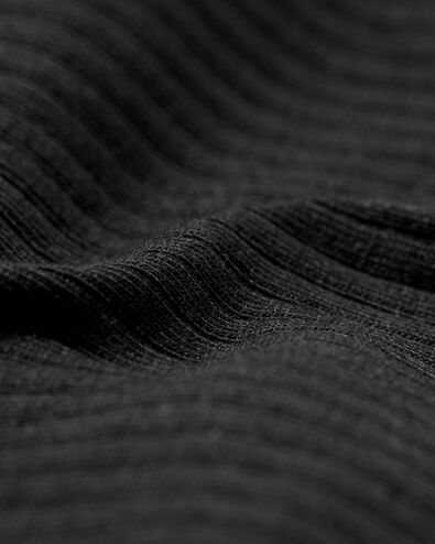 string femme en coton love noir M - 21920004 - HEMA