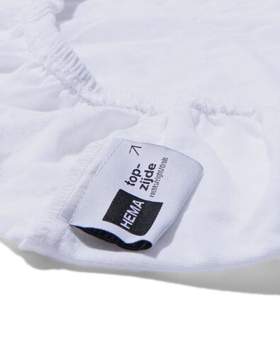 drap-housse pour boxspring jersey 90x220 blanc - 5180061 - HEMA