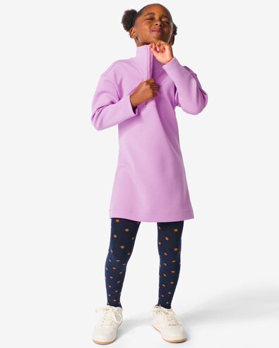 Kinder-Kleid, mit Reißverschluss violett 98/104 - 30832161 - HEMA