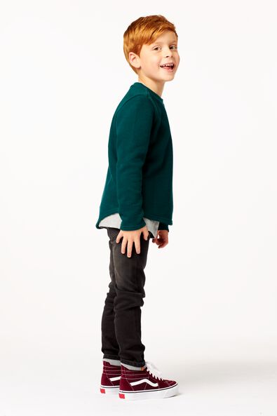 pantalon jogdenim enfant modèle skinny noir 110 - 30769831 - HEMA