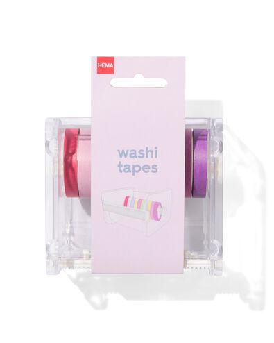 Washi-Tape-Halter mit 10 Rollen Washi Tape - 14511124 - HEMA