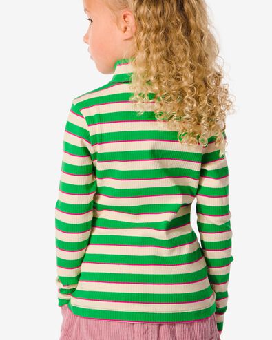 kinder shirt met col groen 110/116 - 30806141 - HEMA