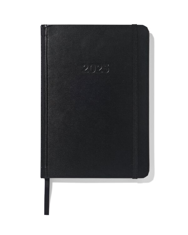 agenda 2025 A5 PU noir - 14690063 - HEMA