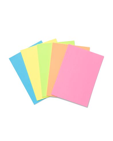 250 feuilles de papier à imprimer fluo A4 - 14840183 - HEMA