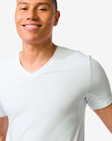 Herren-T-Shirt, Regular Fit, V-Ausschnitt, Anti-Transpiration - 19171051 - HEMA