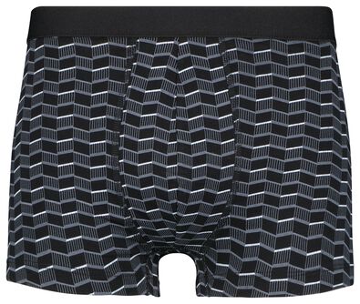 3 boxers homme modèle court coton stretch gris chiné XXL - 19114435 - HEMA