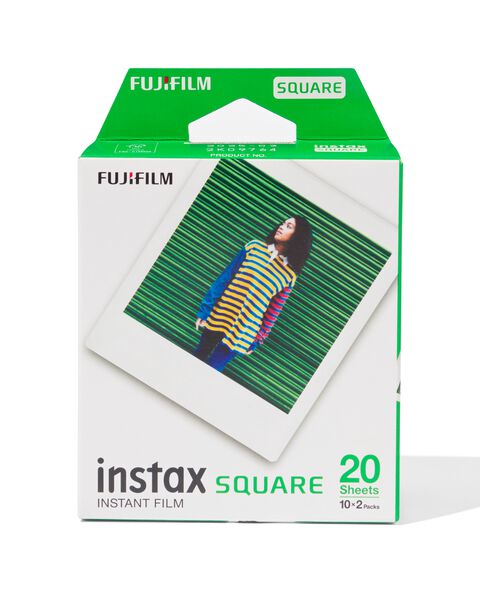 Snel campagne Centrum papier photo Fujifilm instax square (2x10/paquet) - HEMA
