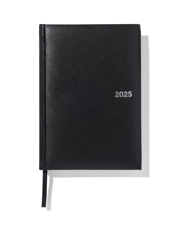 agenda 2025 21x15 PU noir - 14690062 - HEMA