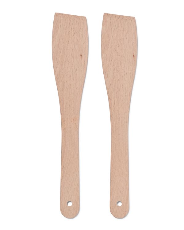 2 spatules en bois - 80854230 - HEMA
