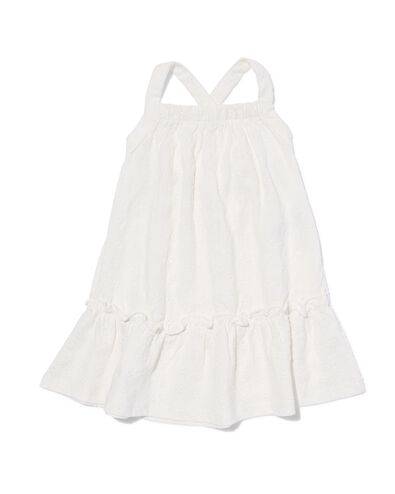 robe bébé broderie blanc cassé 62 - 33049051 - HEMA