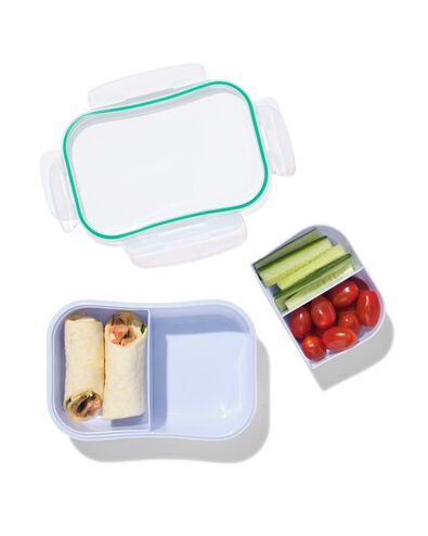 lunch box avec compartiments indépendants bleu - 80640076 - HEMA
