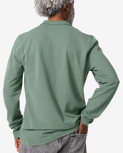 Herren-Poloshirt, Piqué grün L - 2118242 - HEMA