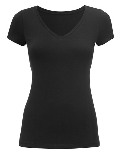 t-shirt femme noir M - 36301758 - HEMA