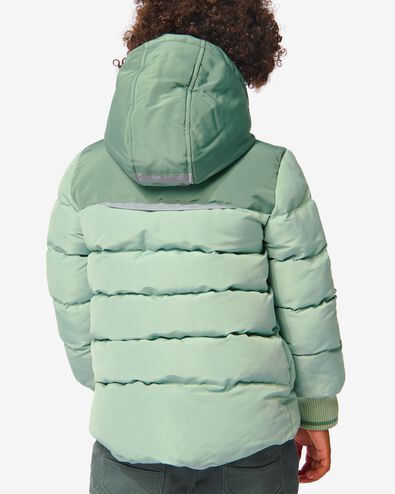 manteau enfant avec capuche vert 86/92 - 30767955 - HEMA