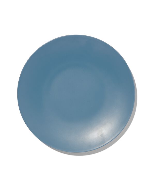 ontbijtbord melamine mat grijsblauw Ø21.3 - 80660146 - HEMA