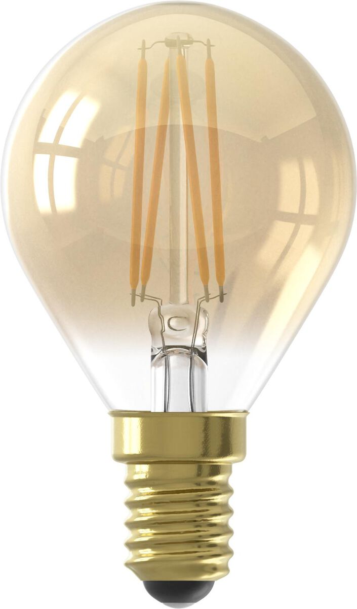 LEDLampe, 3,5 W, 200 Lumen, Kugel, gold HEMA