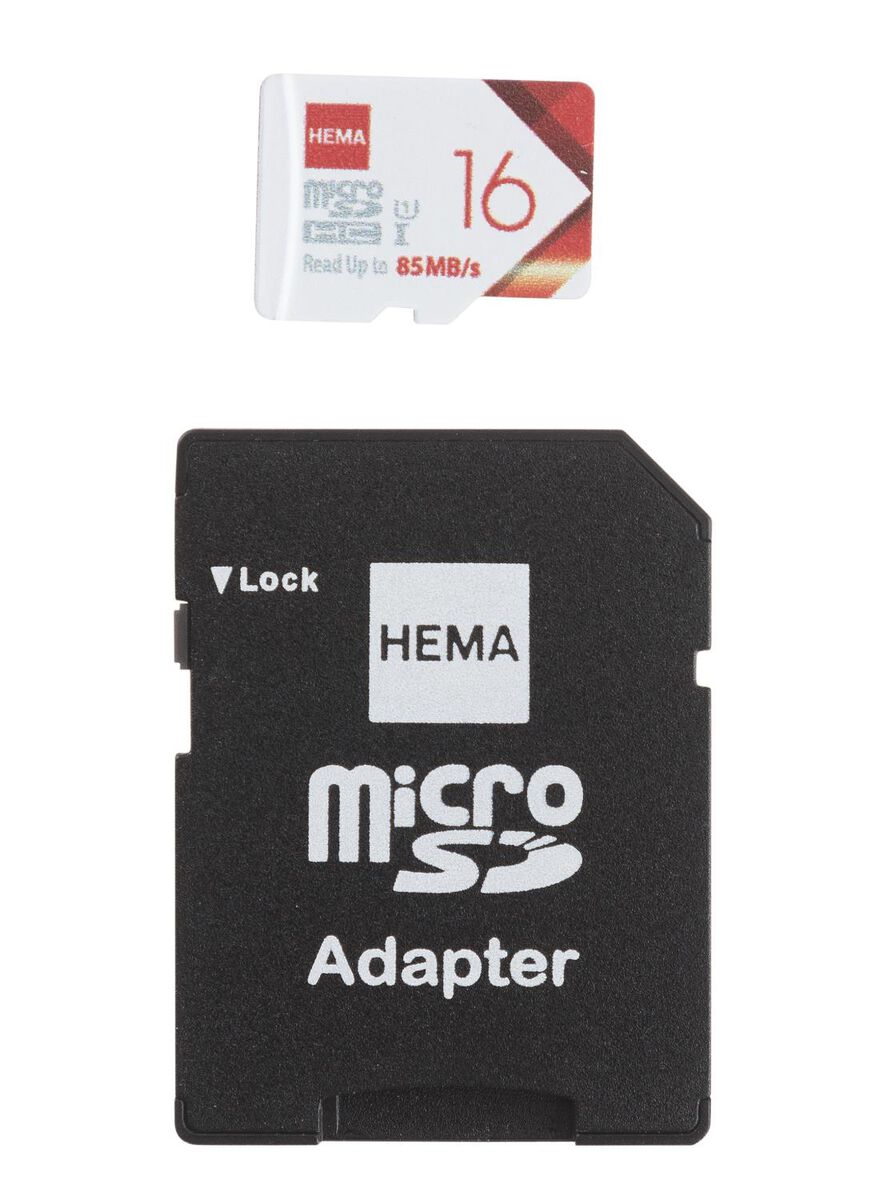  carte  m moire micro SD  16 Go HEMA