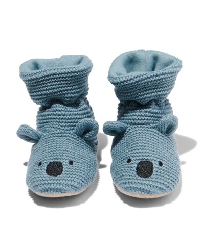 chaussons bébé en maille koala bleu 18/19 - 33236652 - HEMA