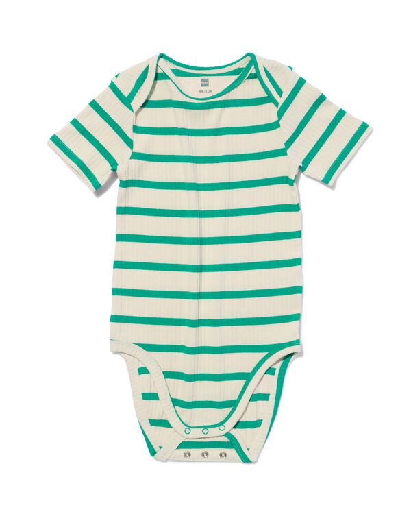 meegroei body rib bamboe stretch groen groen - 33307530GREEN - HEMA