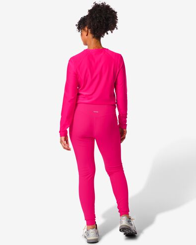 Damen-Sportleggings rosa rosa - 36090190PINK - HEMA