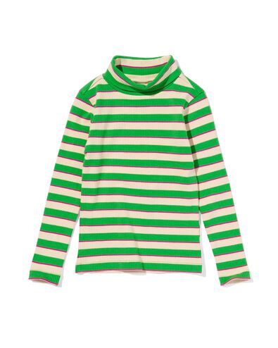 t-shirt enfant avec col vert 110/116 - 30806141 - HEMA