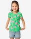Kinder-T-Shirt grün 110/116 - 30864032 - HEMA