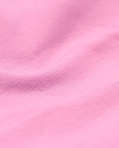 slip brésilien femme coton avec dentelle rose fluorescent M - 21990808 - HEMA