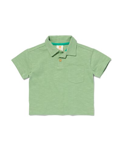 Baby-Poloshirt grün 92 - 33101556 - HEMA
