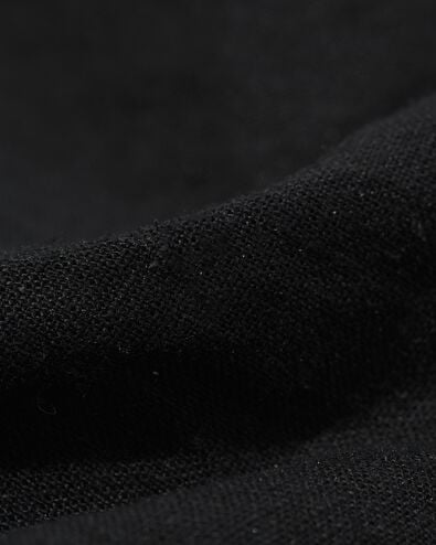 Damen-Wickelkleid Raiza, mit Leinen schwarz schwarz - 1000031358 - HEMA