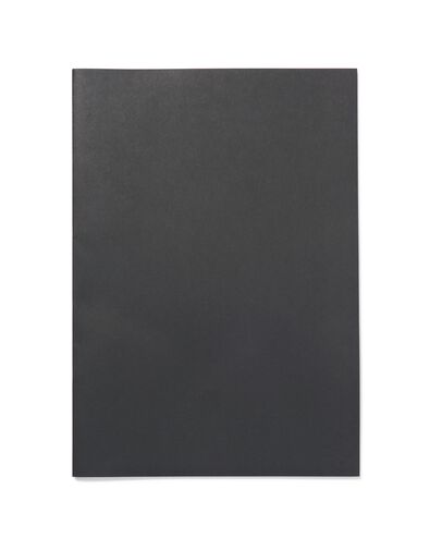 5er-Pack Hefte, liniert, schwarz, DIN A4 - 14522533 - HEMA