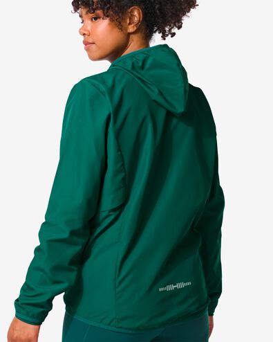veste de sport coupe-vent femme vert foncé vert foncé - 36090086DARKGREEN - HEMA