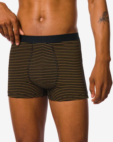 3 boxers courts homme coton stretch zigzag - 19163221 - HEMA