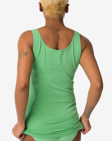débardeur femme stretch coton vert vert - 19690492GREEN - HEMA