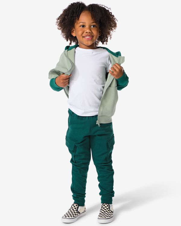 pantalon sweat cargo enfant vert vert - 30787004GREEN - HEMA